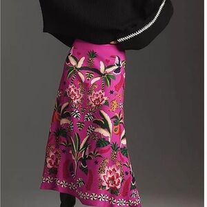 FARM Rio for Anthropologie printed skirt, Medium